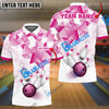 BlueJose Bowling And Pins Triangle Art Customized Name 3D Shirt (6 Colors)