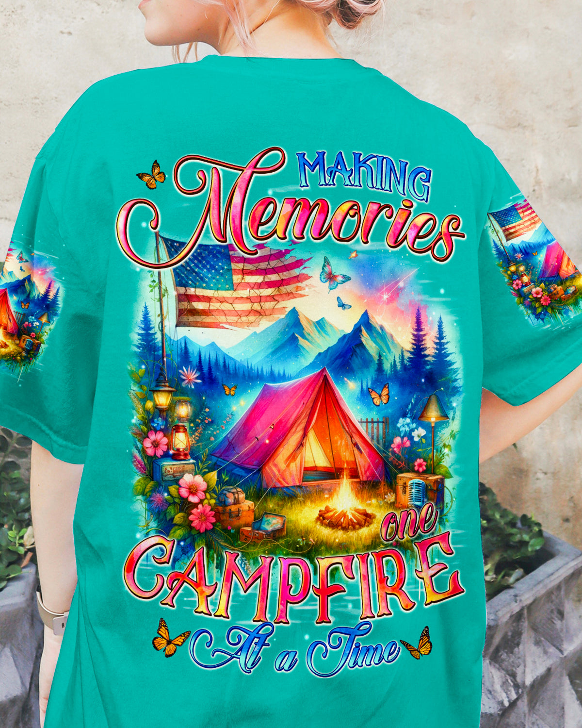 MAKING MEMORIES ONE CAMPFIRE AT A TIME ALL OVER PRINT - TYQY2604243