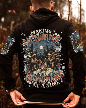 MAKING MEMORIES ONE CAMPFIRE AT A TIME BIGFOOT CHRISTMAS ALL OVER PRINT - TLNZ0910244