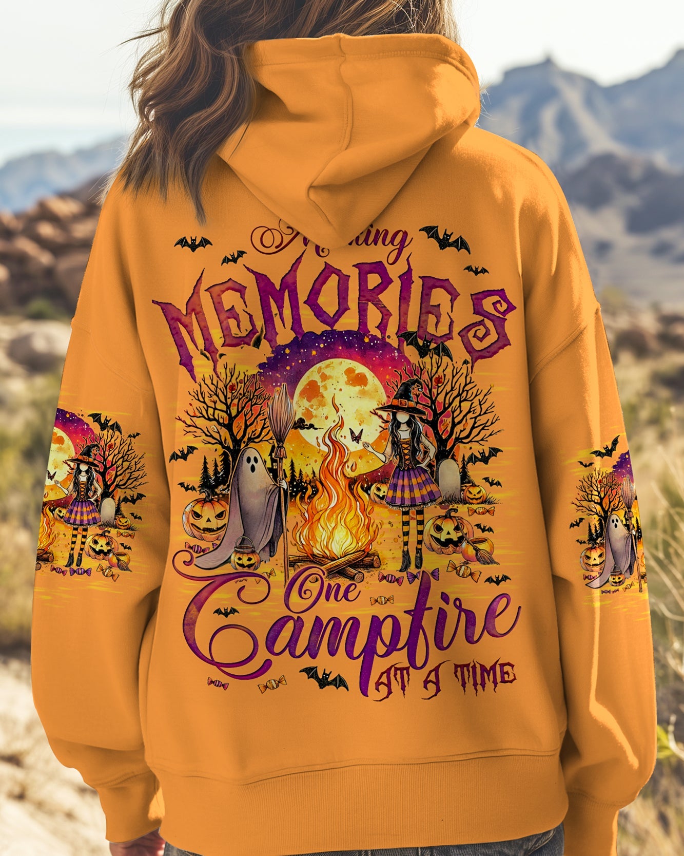 MAKING MEMORIES ONE CAMPFIRE AT A TIME HALLOWEEN ALL OVER PRINT - TYQY0708242