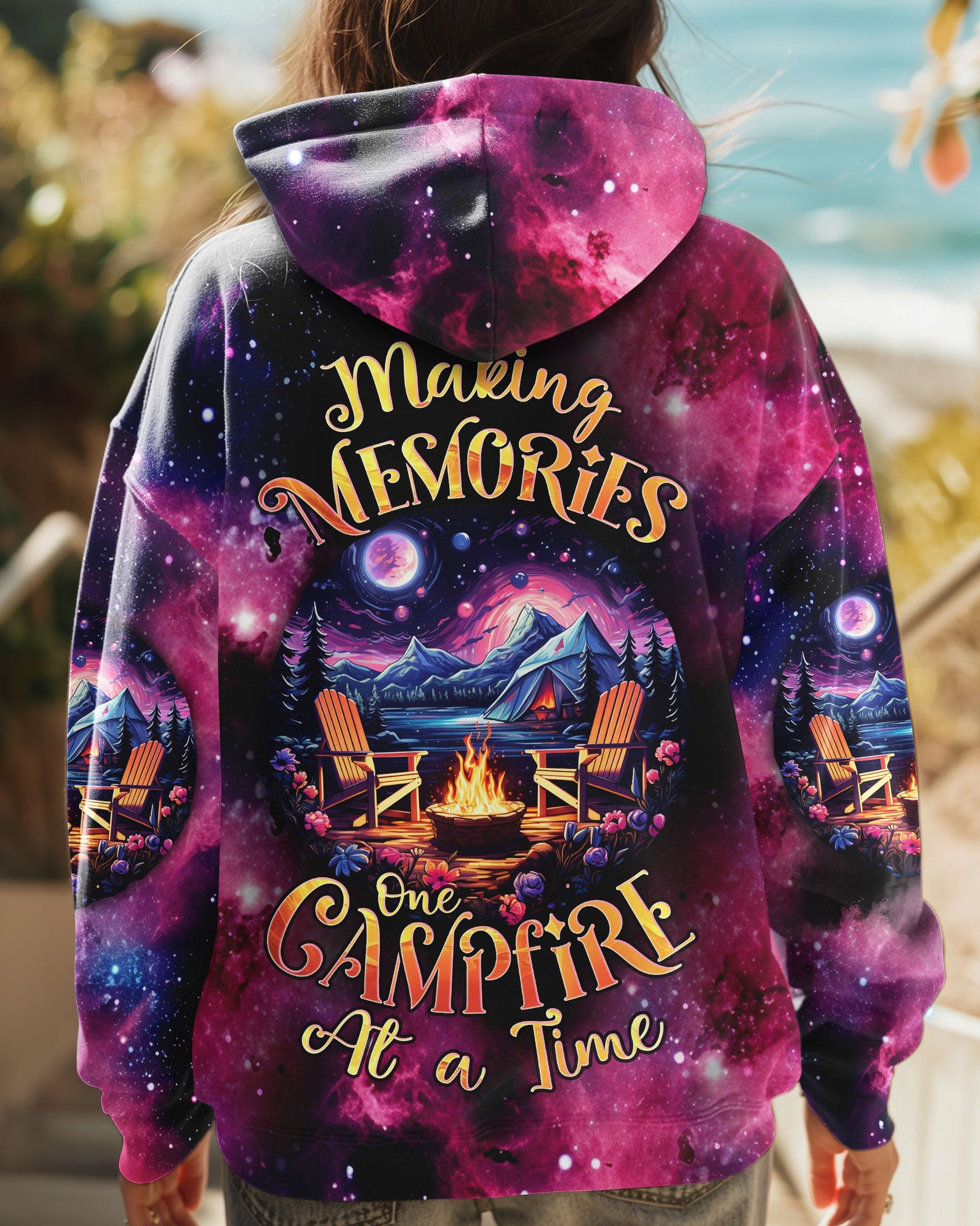 MAKING MEMORIES ONE CAMPFIRE AT A TIME ALL OVER PRINT - TLNZ2108244