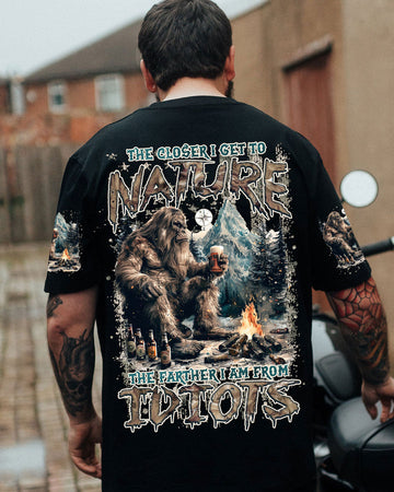 THE CLOSER I GET TO NATURE BIGFOOT ALL OVER PRINT - TLNZ0308241