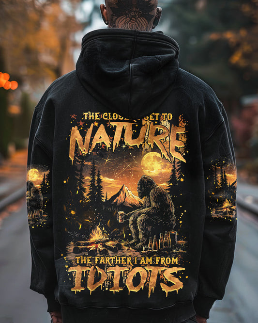 THE CLOSER I GET TO NATURE BIGFOOT ALL OVER PRINT - TLNZ1508242