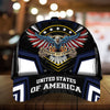 BlueJose Premium Unique United States Of America Eagle Patriotic Cap Multicolor Personalized