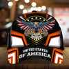 BlueJose Premium Unique United States Of America Eagle Patriotic Cap Multicolor Personalized