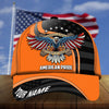 BlueJose Premium Eagle Patriot By Choice 3D Cap American Pride Hat Multicolor Personalized