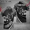 Bluejose Personalized Truck Multicolor Polo Shirt, Unique Fashion Accessory For Truck Driver