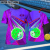 BlueJose Pickleball Colorful Strike Personalized Name Shirt (4 Colors)