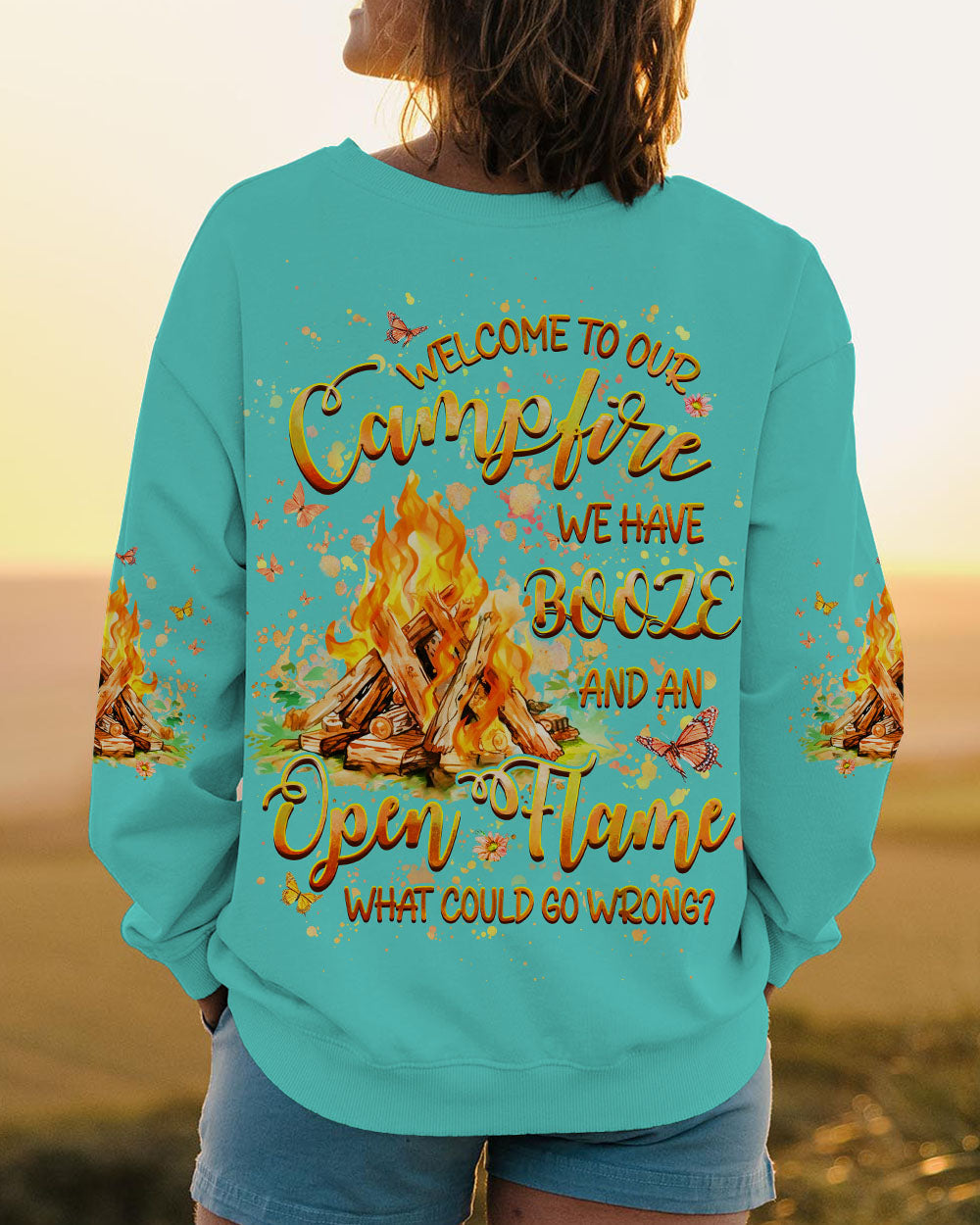 WELCOME TO OUR CAMPFIRE ALL OVER PRINT - YHHG0307241