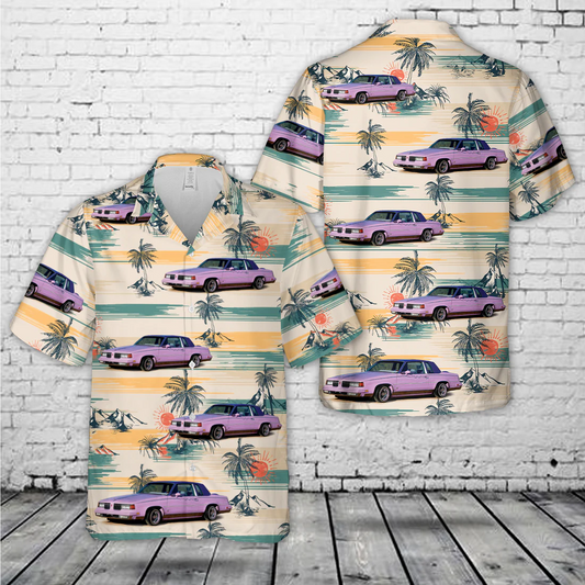 Bluejose Custom Car 1984 Oldsmobile Cutlass Supreme - Queen of the Boulevard Hawaiian Shirt