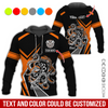 BlueJose Darts & Octopus Pattern Personalized Name, Team Name Hoodie