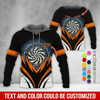 BlueJose Thunder Vortex Darts Personalized Name, Team Name Zipper Hoodie Hoodie