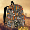 BlueJose Deer Hunting Name State & Flag Personalized Backpack