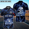 Bluejose Truck Black Smoke Matters Personalized Name Polo Shirt For Truck Driver