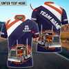 Bluejose Personalized Trucker Polo Shirt – Custom Name Truck Driver Gift