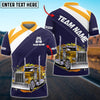 Bluejose Personalized Trucker Polo Shirt – Custom Name Truck Driver Gift