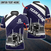 Bluejose Personalized Trucker Polo Shirt – Custom Name Truck Driver Gift