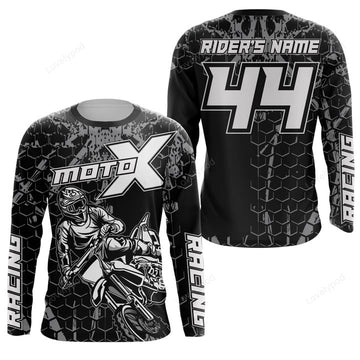 BlueJose Personalized Motocross Racing Offroad Motorcycle 3D Shirt