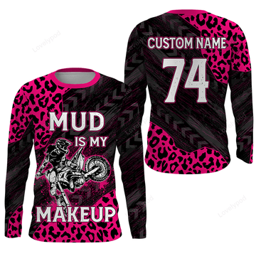 BlueJose Orange Custom Dirt Bike Motocross Racing Off-Road 3D Shirt