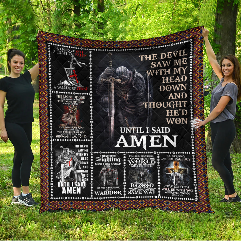 BlueJose God NVGO06QI Premium Quilt Blanket