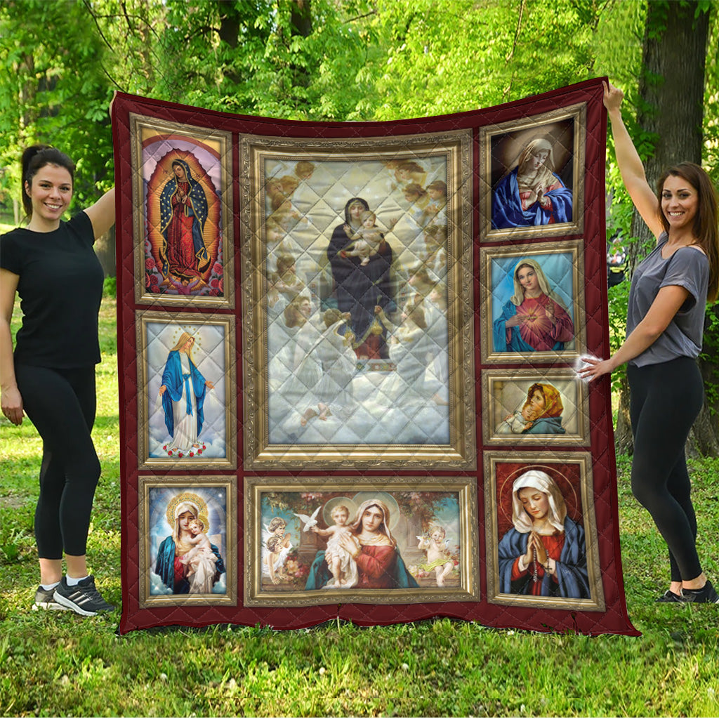 BlueJose God NVGO08QI Premium Quilt Blanket