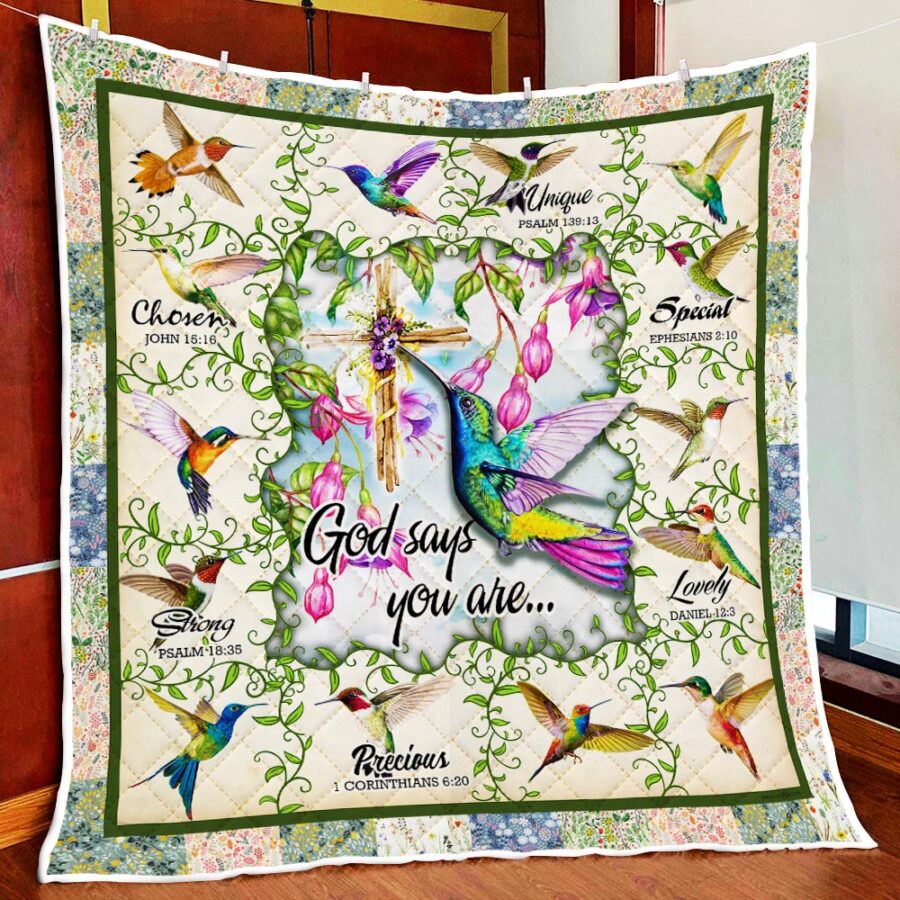 BlueJose God LSNGO23QI Premium Quilt Blanket