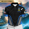 BlueJose Premium Honor The Fallen US Veteran Polo Shirt