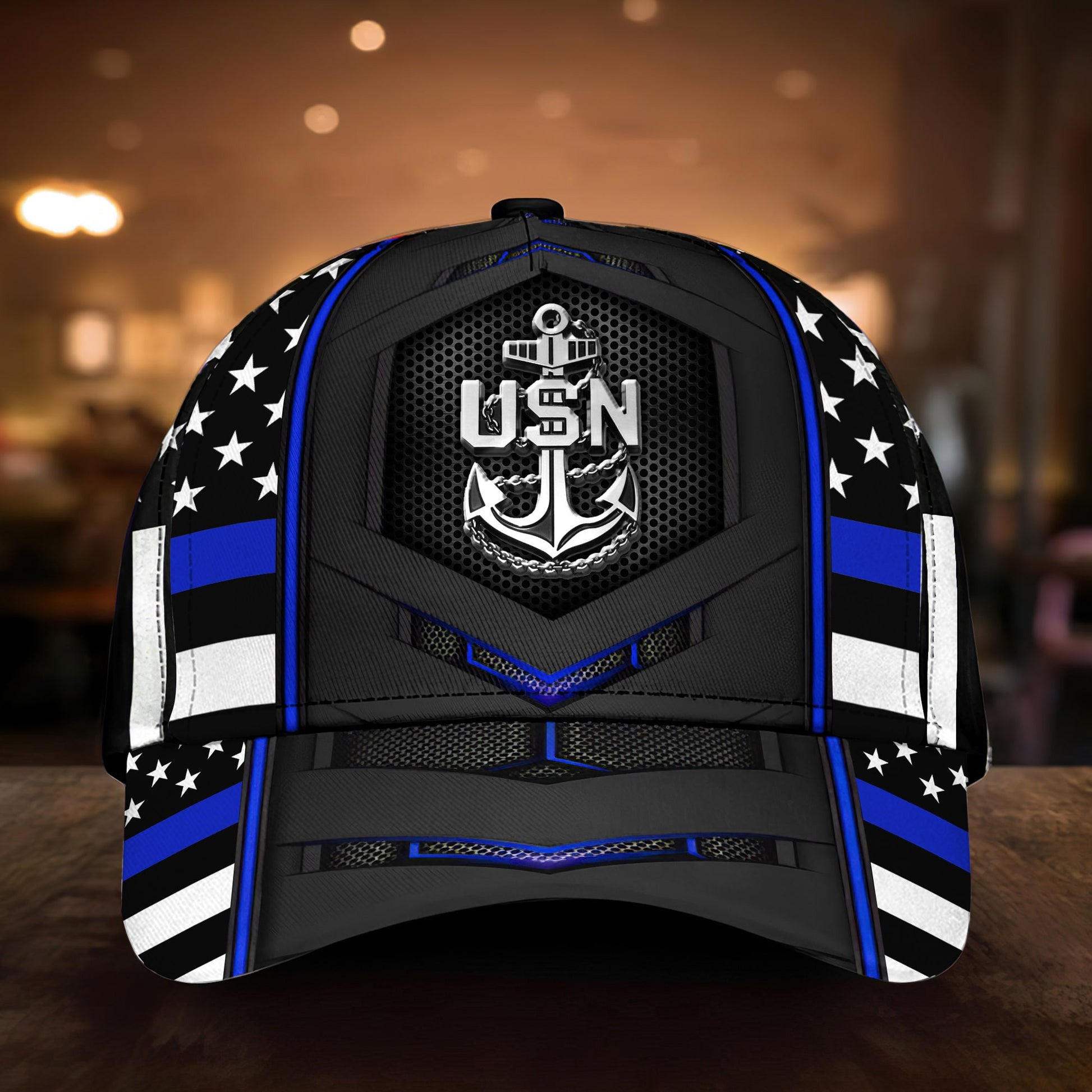 BlueJose Premium Multiple US Military Services Veteran 3D Cap PVC101101
