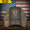 BlueJose Premium Personalise U.S Multiple Service Veteran 3D Cap PVC240301