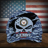 BlueJose Colorful Puniskull Multiservice U.S Veteran Cap MH100607