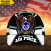 BlueJose Premium Personalized Custom Rank US Veteran Cap APVC220701
