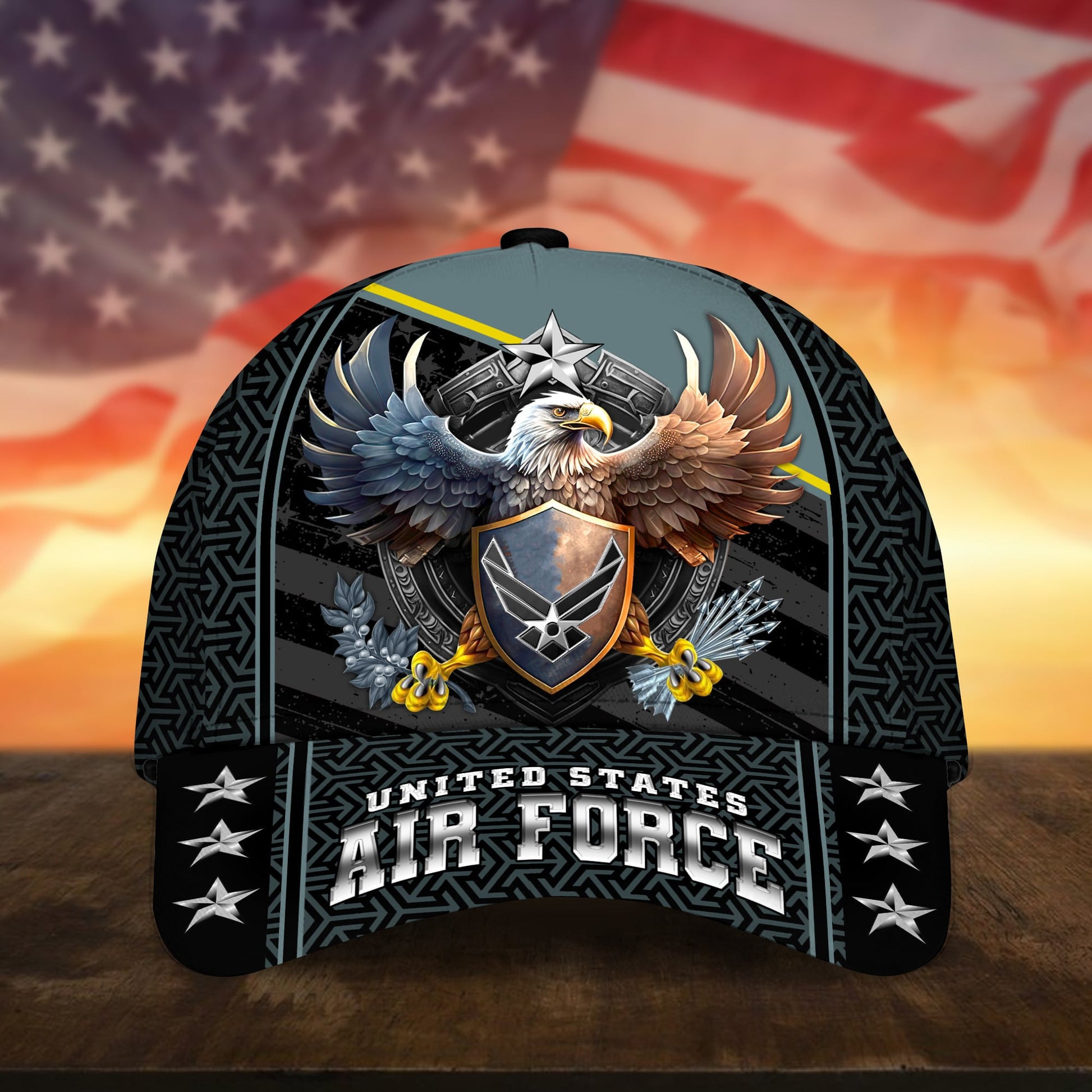 BlueJose Premium Eagle US Veteran Cap APVC260701