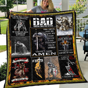BlueJose God NVGO04QI Premium Quilt Blanket