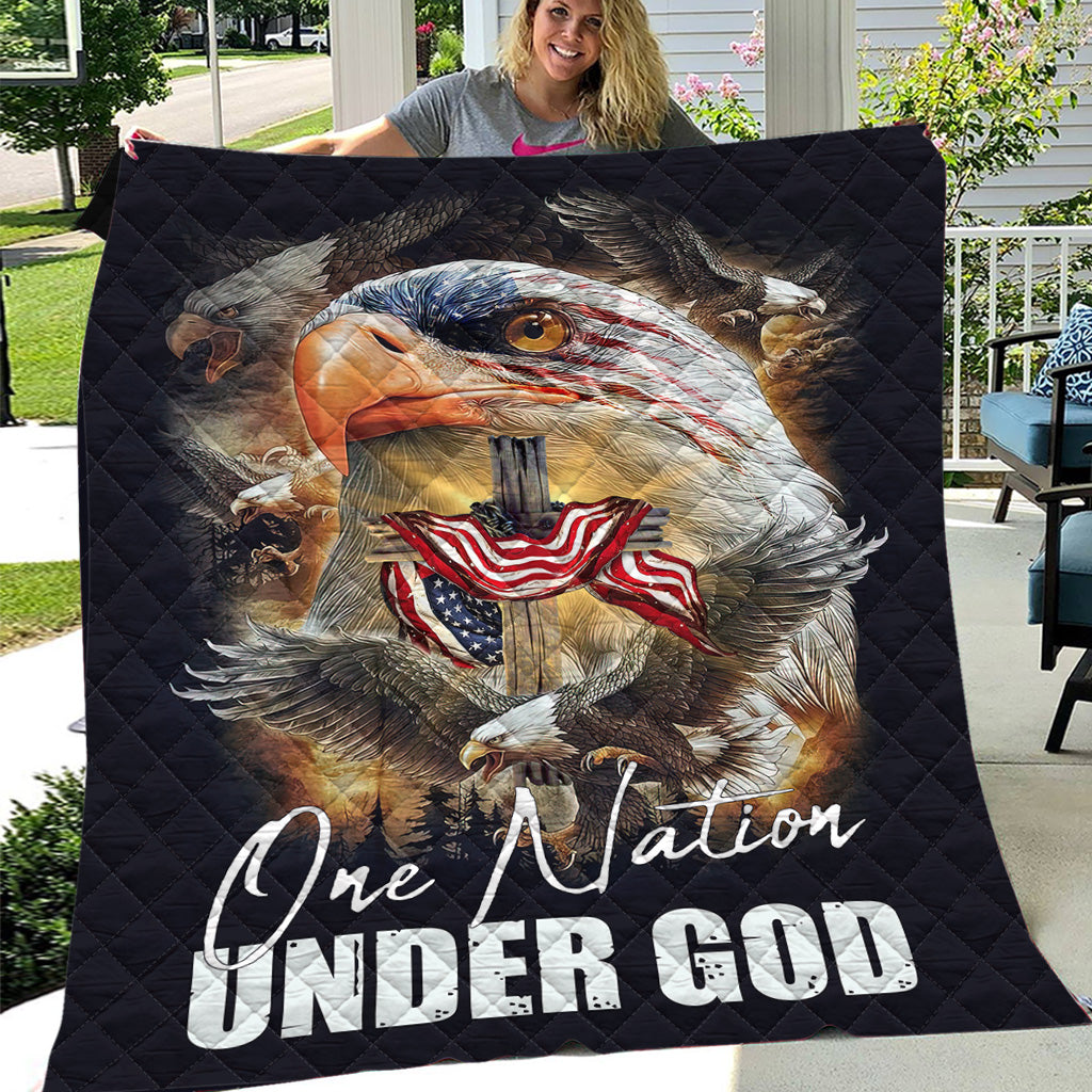 BlueJose God NVGO01QI Premium Quilt Blanket