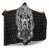 VikingStyle Hooded Blanket -Wolf Odin Viking Set Hooded Blanket A95