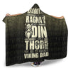VikingStyle Hooded Blanket - Daddy You Are As Brave As Ragnar 2 Hooded Blanket A7