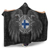 VikingStyle Hooded Blanket - Finland Viking Raven Hooded Blanket A95