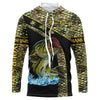 Bluejose Largemouth Bass Fishing Green Bass Scales Custom Name Bass Fishing Long Sleeve, Long Sleeve Hoodedâ 