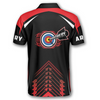 BlueJose Personalized Archery Red Black Version Personalized Name 3D Shirt