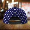 BlueJose Premium American Eagle Patriotism 3D Cap American Flag Personalized