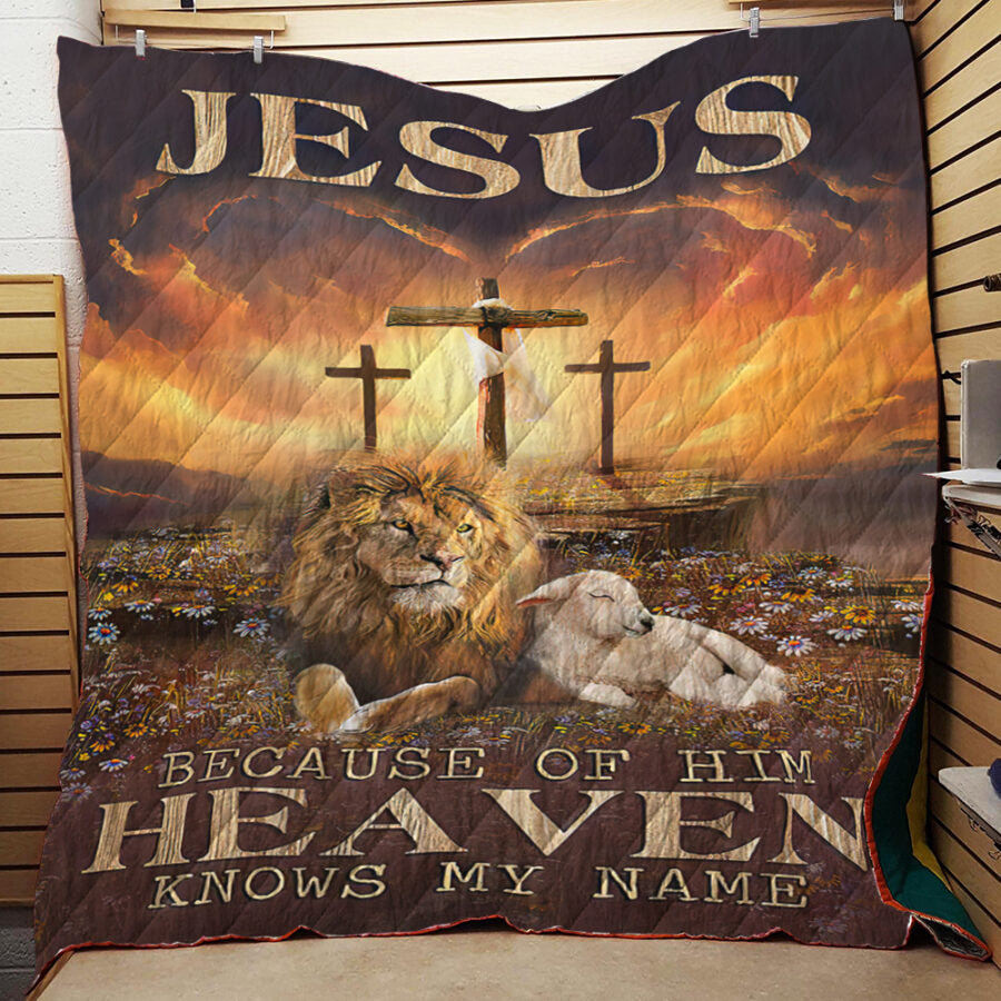 BlueJose God HBLTGO01QI Premium Quilt Blanket