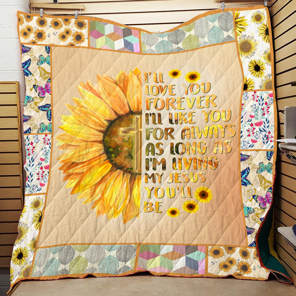 BlueJose God HBLTGO07QI Premium Quilt Blanket
